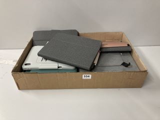 LG BOX OF ASSORTED TABLET CASES