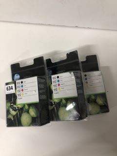 3 X HP PRINTER INK MULTIPACKS