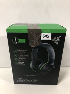 RAZER KRAKEN X GAMING HEADSET