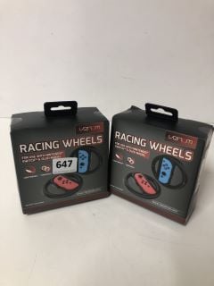 2 X NINTENDO SWITCH RACING WHEELS