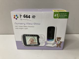 HUBBLE NURSERY VIEW GLOW 2.8" BABY MONITOR