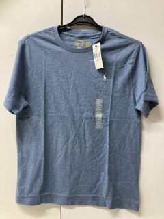 POLO RALPH LAUREN BLUE T-SHIRT SIZE XL (18-20)