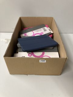 BOX OF ASSORTED TABLET CASES AND FOLIOS