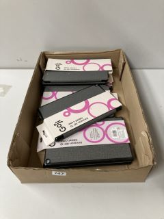 A BOX OF TABLET CASES