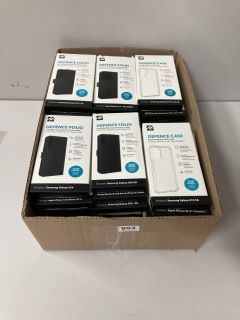 A LARGE BOX OF ASSORTED ZAGG PROTECTIVE SMARTPHONE CASES