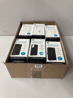 A LARGE BOX OF ASSORTED ZAGG PROTECTIVE SMARTPHONE CASES