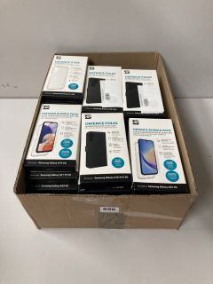 A LARGE BOX OF ASSORTED ZAGG PROTECTIVE SMARTPHONE CASES