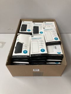 A LARGE BOX OF ASSORTED ZAGG PROTECTIVE SMARTPHONE CASES