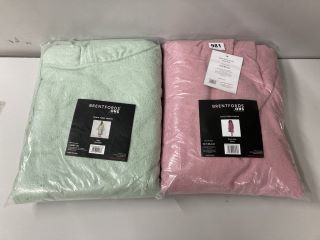 2 X TOWELLING PONCHOS