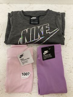 3 X ASSORTED KIDS CLOTHING INC NIKE TOP INC SIZE:12M