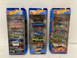 3 X ASSORTED HOT WHEELS PACKS INC X-RAYCERS