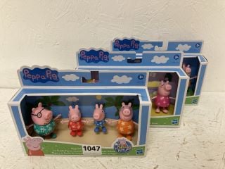 3 X ASSORTED PEPPA PIG ITEMS INC PEPPA'S FAMILY