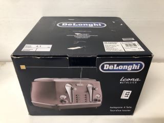 DELONGHI ICONA 4 SLICE TOASTER