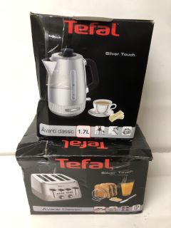 TEFAL AVANTI CLASSIC KETTLE AND TOASTER