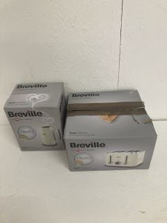 BREVILLE OBLIQ COLLECTION KETTLE AND TOASTER