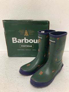 BARBOUR WELLINGTON BOOTS SIZE UK 6