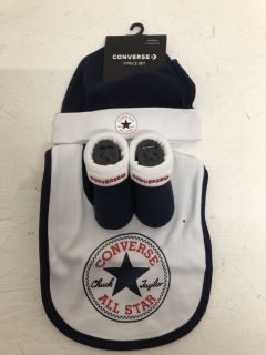 CONVERSE 3 PIECE SET 6-12 MONTHS