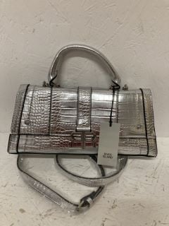 RIVER ISLAND SILVER BAG