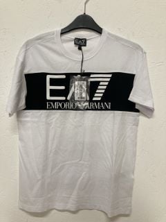 EMPORIO ARMANI WHITE T-SHIRT SIZE:14Y