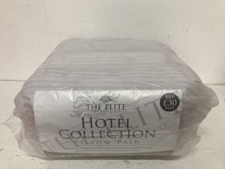 THE ELITE BEDDING CO PAIR OF PILLOWS