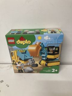 LEGO DUPLO TRUCK & TRACKED EXCAVATOR 10931