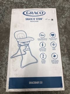 GRACO SNACK N STOW HIGHCHAIR