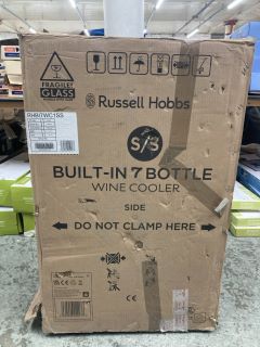 RUSSELL HOBBS BUILT IN 7 BOTTLE WINE COOLER