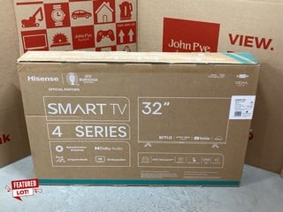 HISENSE 32" SMART TV 4 SERIES MODEL: 32A4KTUK (SEALED) RRP: £179