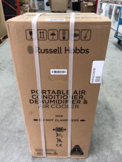 RUSSELL HOBBS PORTABLE AIR CONDITIONER, DEHUMIDIFIER & AIR COOLER MODEL: RHPAC3001B (SEALED) RRP: £259