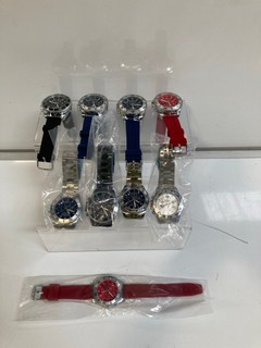 QTY OF UNISEX WRIST WATCHES VARIOUS COLOURS