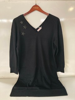 AN ASSORTMENT OF CLOTHING ITEMS TO INCLUDE THE WHITE COMPANY BLACK COTTON WOOL KNIT DRESS UK 18 RRP £129.00