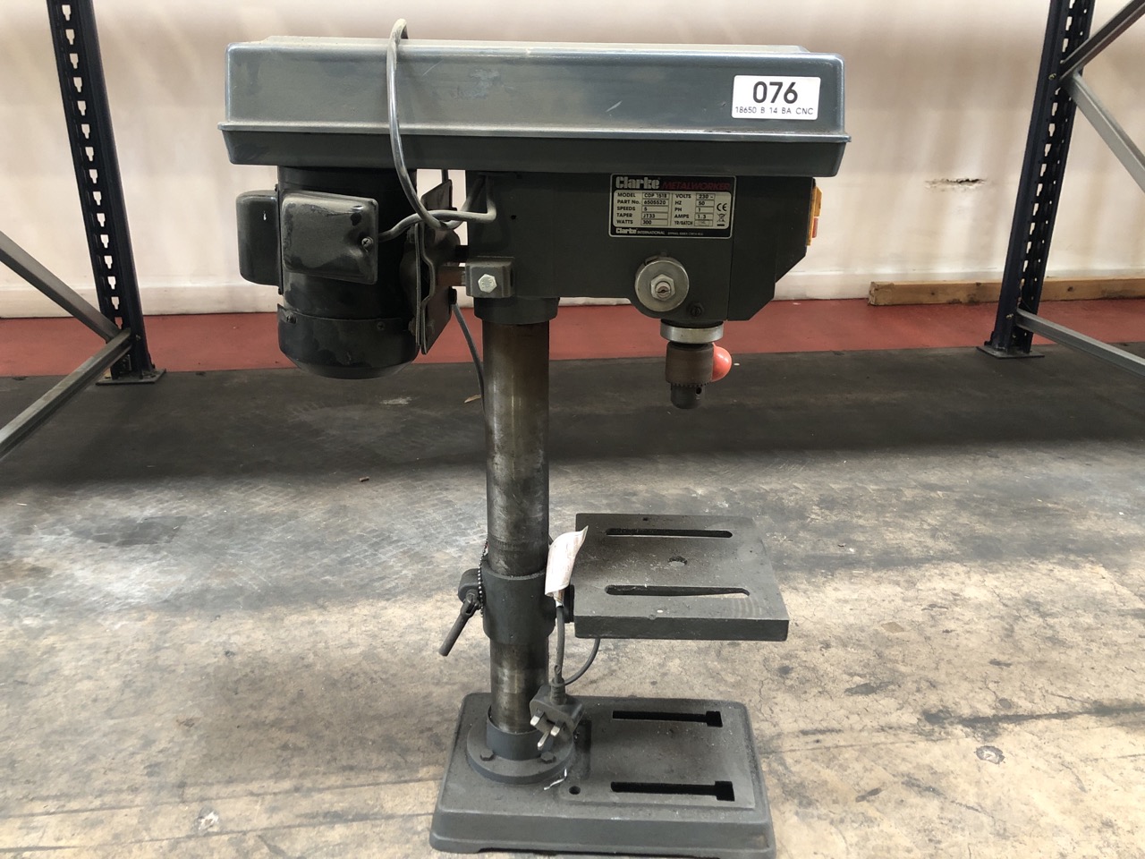 John Pye Auctions CLARKE METALWORKER CBP 151B MOUNTED DRILL PRESS RRP £179