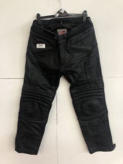 HEIN GERICKE LEATHER MOTORCYCLE TROUSERS SIZE 44S