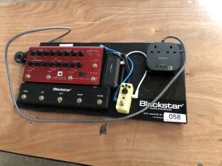 BLACKSTAR AMPLIFIER PEDAL BOARD TO INCLUDE BLACKSTAR AMPED 2 AMPLIFIER PEDAL