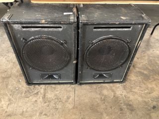 2X SUBWOOFER SPEAKERS 51CM X 72CM