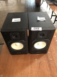 2X PIONEER S-L6-K SPEAKERS