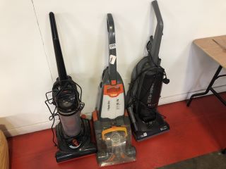 3 X VACUUM CLEANERS TO INCLUDE VAX RAPIDE ULTRA AND VAX 2000W HEPA FILTER AND ELECTROLUX HILIGHT 1600W