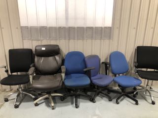 6X OFFICE CHAIRS