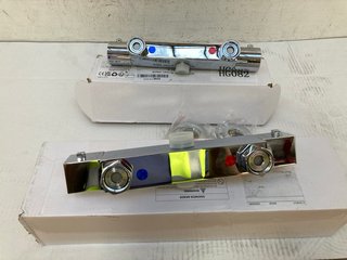 CHROME SHOWER THERMOSTAT TO INCLUDE CHROME HOT & COLD TAP: LOCATION - H14