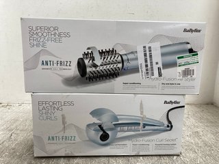 BABYLISS ANTI FRIZZ HAIR CURLER TO INCLUDE ANTI FRIZZ HYDRO FUSION HAIR STYLER: LOCATION - J6