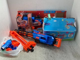 5 X KIDS TOYS TO INCLUDE ZURU XSHOT TOY GUN: LOCATION - E7