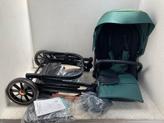 LEJOUX+FOLDABLE BABY PRAM IN GREEN: LOCATION - E7