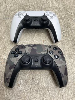 SONY PLAYSTATION 5 DUAL SENSE WIRELESS WHITE CONTROLLER TO INCLUDE SONY PLAYSTATION 5 DUAL SENSE WIRELESS CAMO CONTROLLER: LOCATION - J7