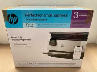 HP OFFICE JET PRO 9120E PRINTER IN BLACK/WHITE: LOCATION - J12