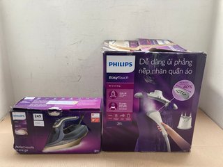 PHILIPS EASY TOUCH CLOTHES STEAMER TO INCLUDE PHILIPS AZUR IRON: LOCATION - J13