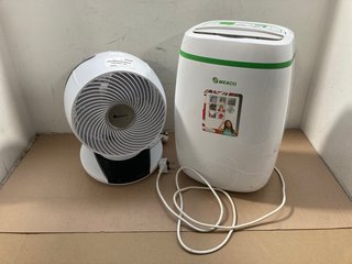 MEACO SMALL PORTABLE AIR CONDITIONER UNIT TO INCLUDE MEACO BULKY ROTATING FAN: LOCATION - J13