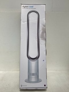 DYSON AM07 COOL FAN WITH REMOTE CONTROL IN WHITE/SILVER - RRP £311: LOCATION - FRONT BOOTH