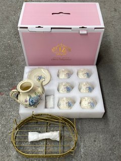 ML SHARE HAPPINESS CERAMIC TEA SET: LOCATION - J18