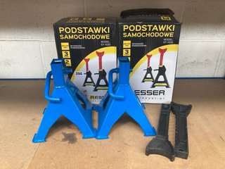 2 X RESSER PODSTAWKI CAR STANDS: LOCATION - I15