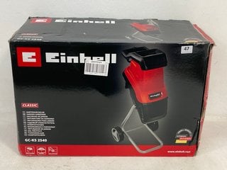 EINHELL GC-KS 2540 ELECTRIC GARDEN SHREDDER - RRP £119.95: LOCATION - FRONT BOOTH